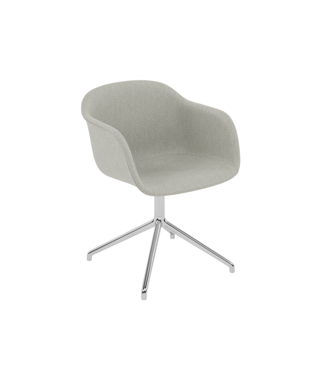 Fiber Armchair Upholstered - Swivel base