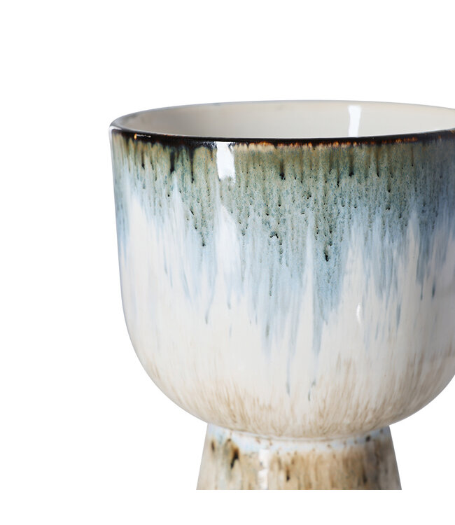 Retro flower pot - Glacier