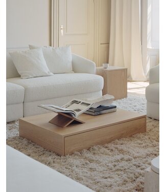 New Works Mass Coffee Table met schuif