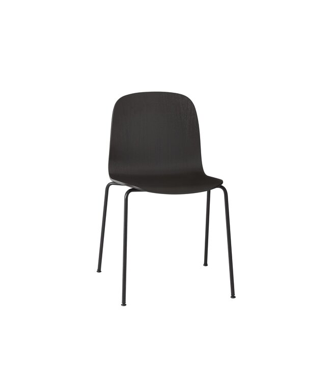 Visu Chair Black - Steel Base