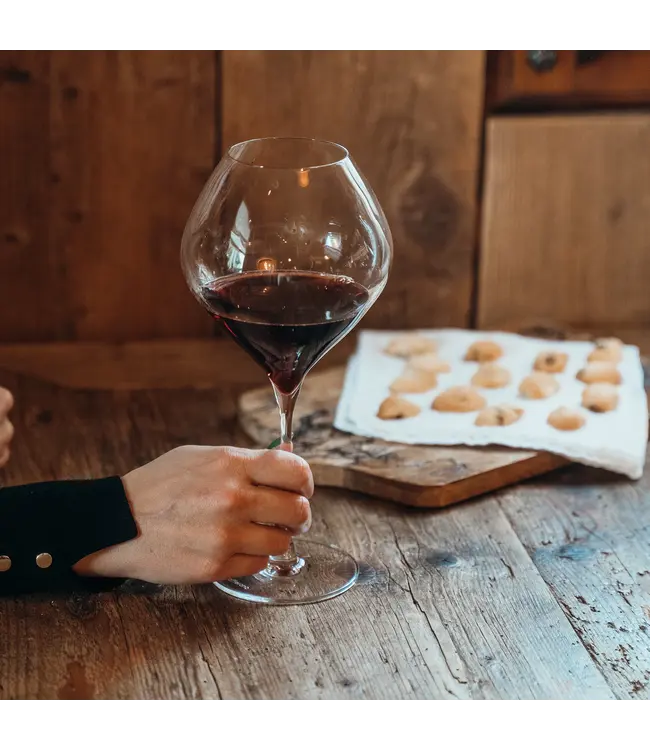 VEM 'important aged red wine' glazen - set van 6