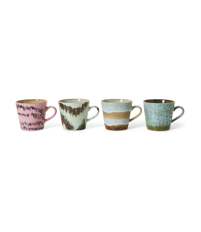 Cappuccino mugs Dada - set van 4
