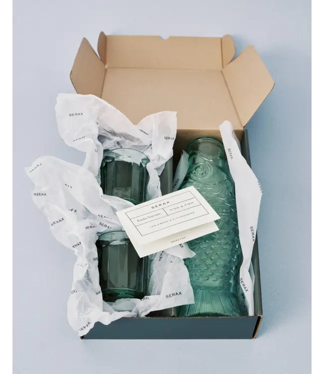 Set karaf met 2 glazen - Fish & Fish