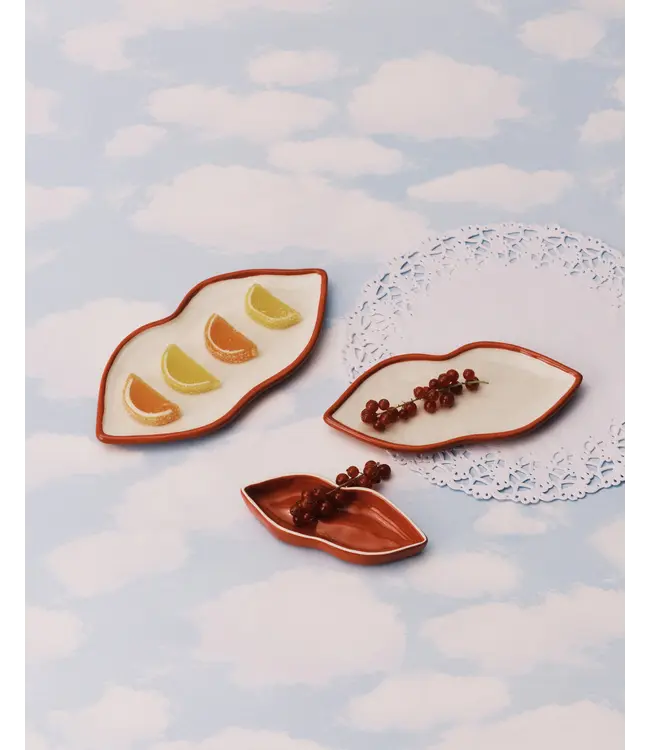 Serveerschaal-  set van 3  Lips Les Objets Mouleversants