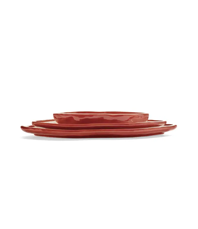 Serveerschaal-  set van 3  Lips Les Objets Mouleversants