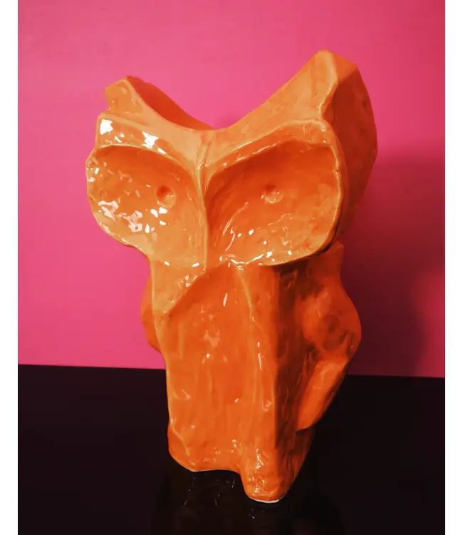 Vaas Uil L - Oranje