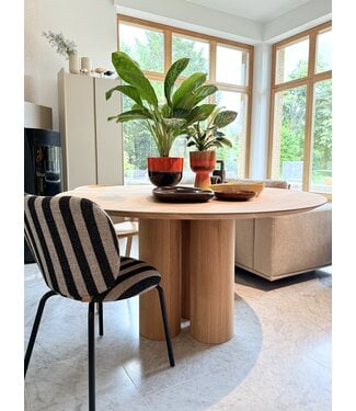 Kluskens Jumbo Ronde tafel - Eik