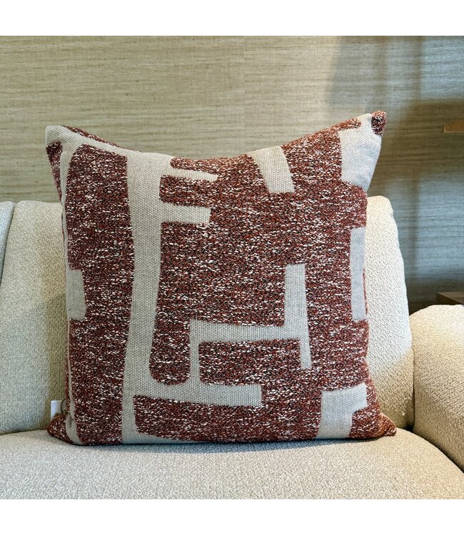 Kussen Pablo Burgundy Kussen 60x60cm