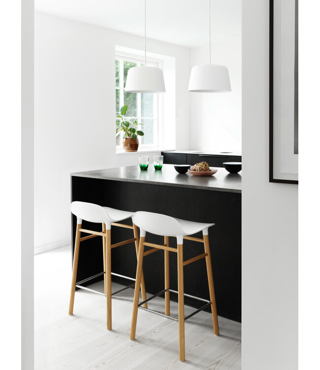 Form Barstool - Eik - 65cm of 75cm