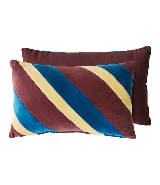 Striped velvet kussen - Speakeasy