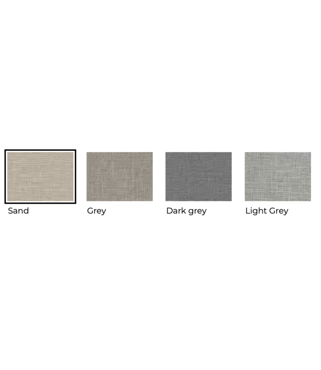 Orlando Outdoor zetel 3 zit met open eind