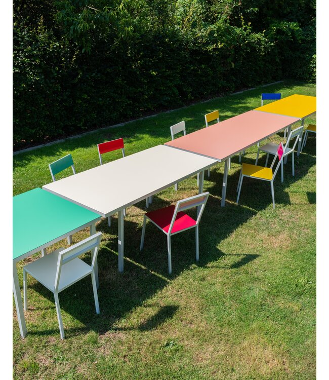 Eetafel aluminium Large by muller van severen