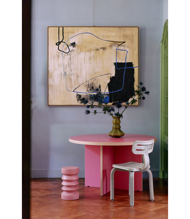 Stone ware bijzettafel - Rouge