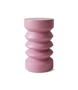 HK Living  Stoneware Side Table - Rouge