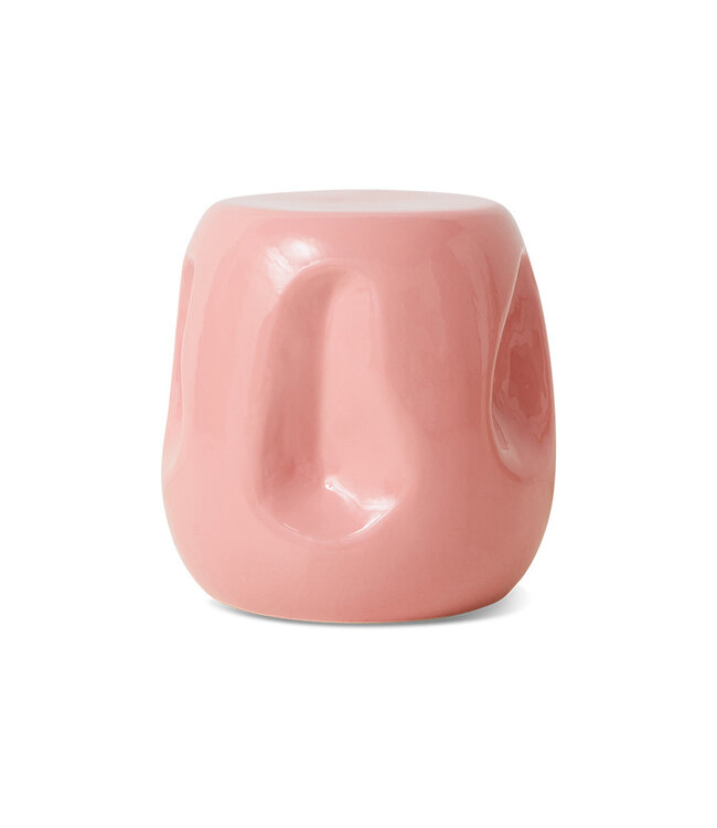 Currents Ceramic Side Table - Coral