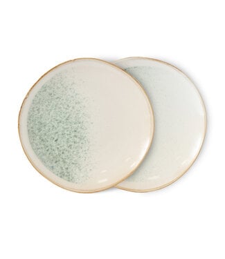 HK Living  Side plates, mist (set van 4)