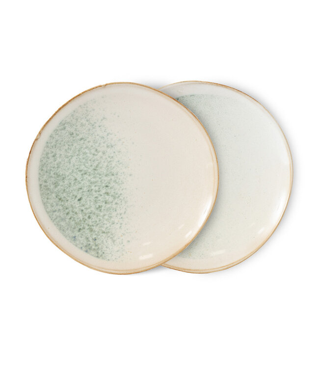 Side plates, mist (set van 4)