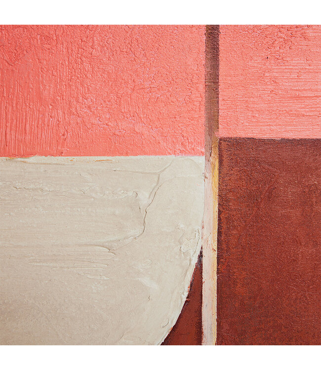 Framed artwork - roseate hues 107x127cm