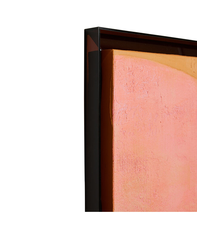 Framed artwork - roseate hues 107x127cm