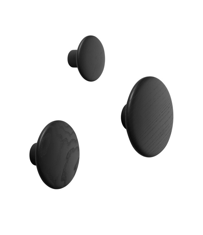 Dots Wood - Black