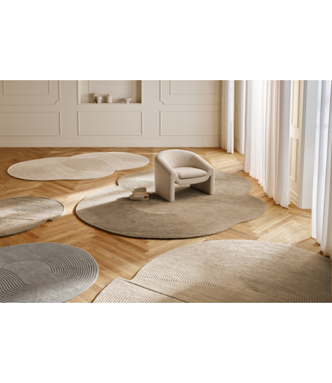 Zen tapijt - Dark beige 157x180