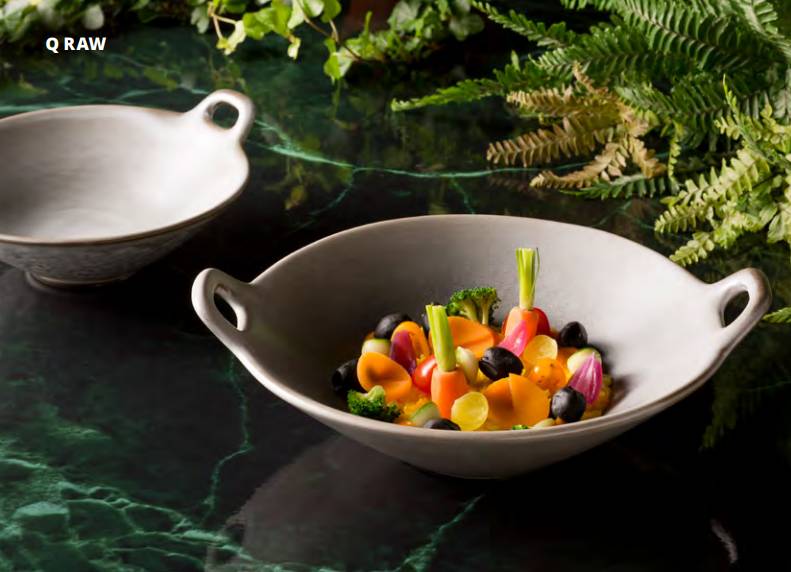 Wokken met Q Raw Woq Servies