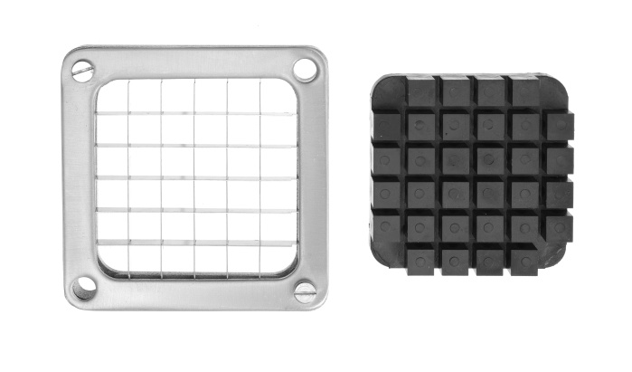 Hendi Fritessnijder - Professionele Patatsnijder Aluminium - Incl. 4 RVS Messen