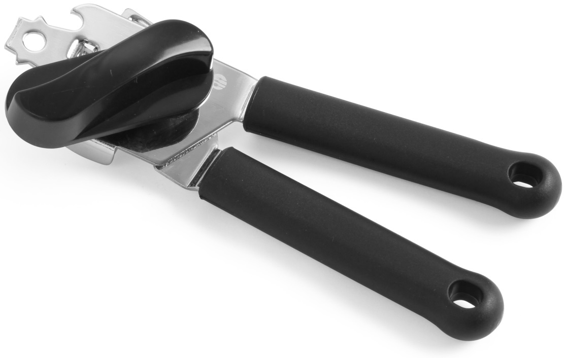 Hendi Blikopener met Flesopner - Kitchen Line - 18cm