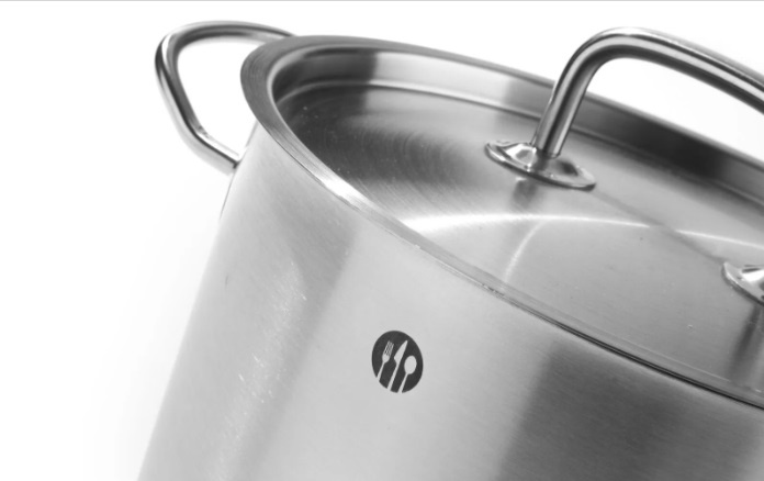 Hendi Kookpan met Deksel - Kitchen Line - Middel Hoog - 6 Liter - Ø24x(H)13,5cm