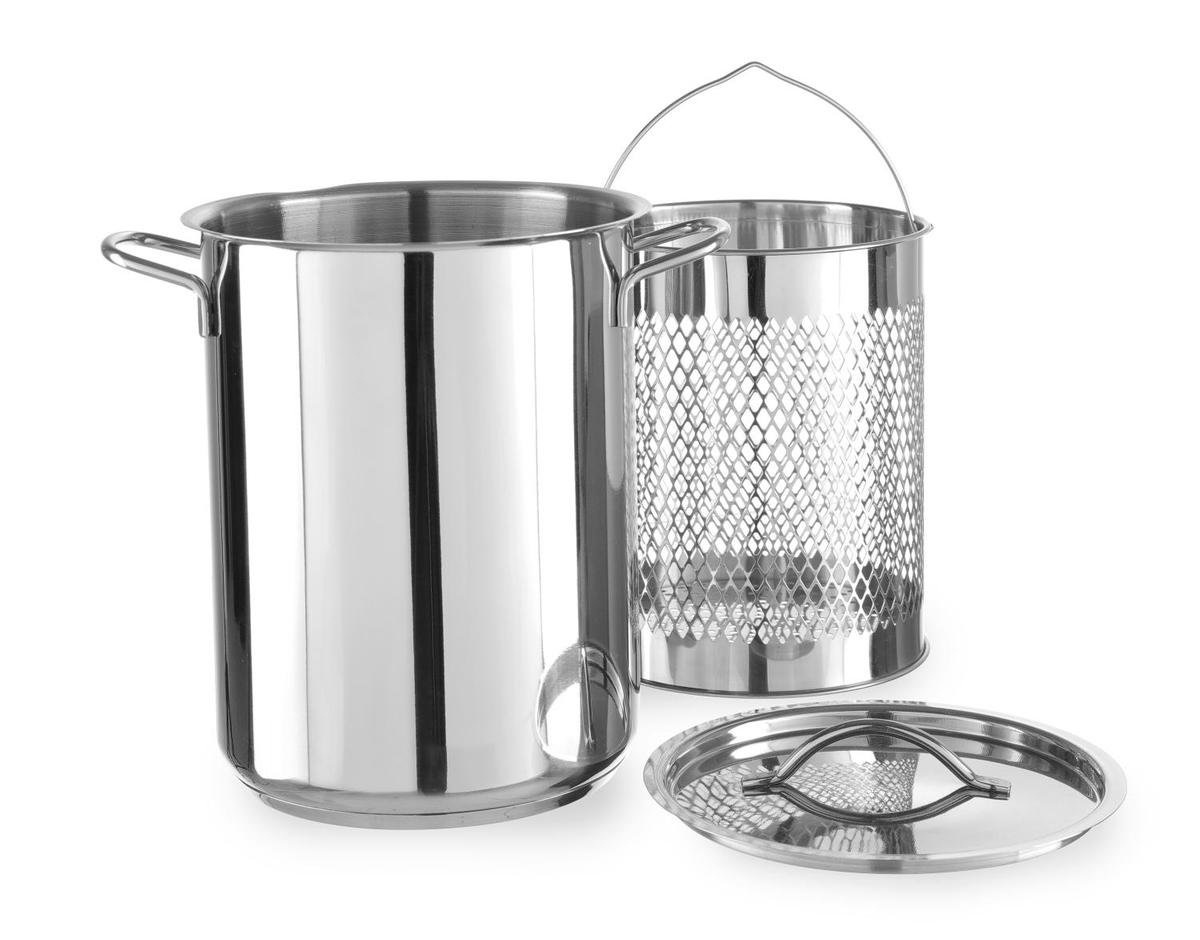 Hendi Aspergepan - Pastapan XL - RVS - 5,5 Liter - Ø16,2x(H)28cm