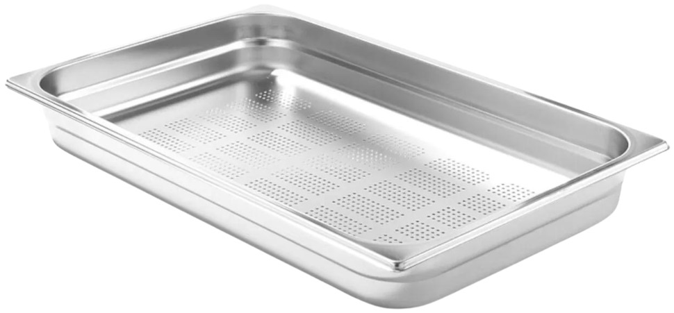 Hendi Gastronormbak Profi Line - GN 1/1 - Geperforeerd - RVS - 150mm diep