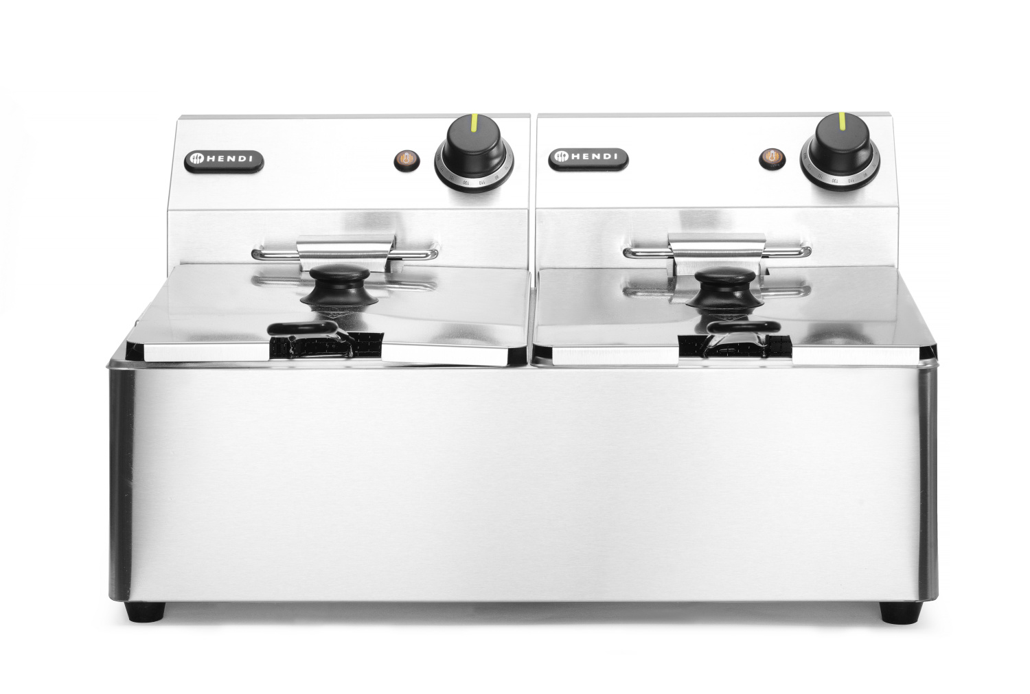 Hendi Friteuse 2 x 6 Liter - Kitchen Line - 230V / 2x 3,3kW - 55x43x(H)29cm