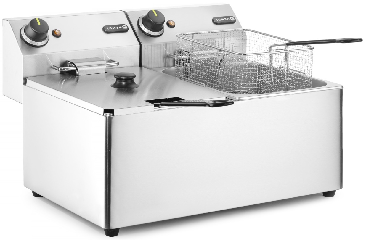 Hendi Friteuse 2 x 8 Liter - Kitchen Line - 230V / 2x 3,5kW - 55x43x(H)34,5cm