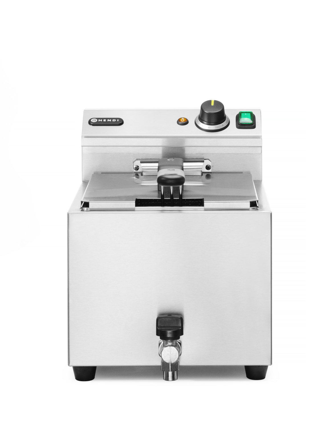 Hendi Friteuse 10 Liter - Profi Line - 400V / 6,6kW - 30,2x68,7x(H)37,5cm