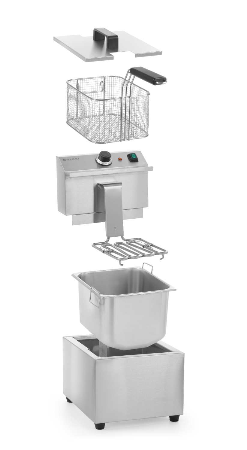 Hendi Friteuse 8 Liter - Profi Line - 230V / 3,5kW - 30,5x46x(H)35cm