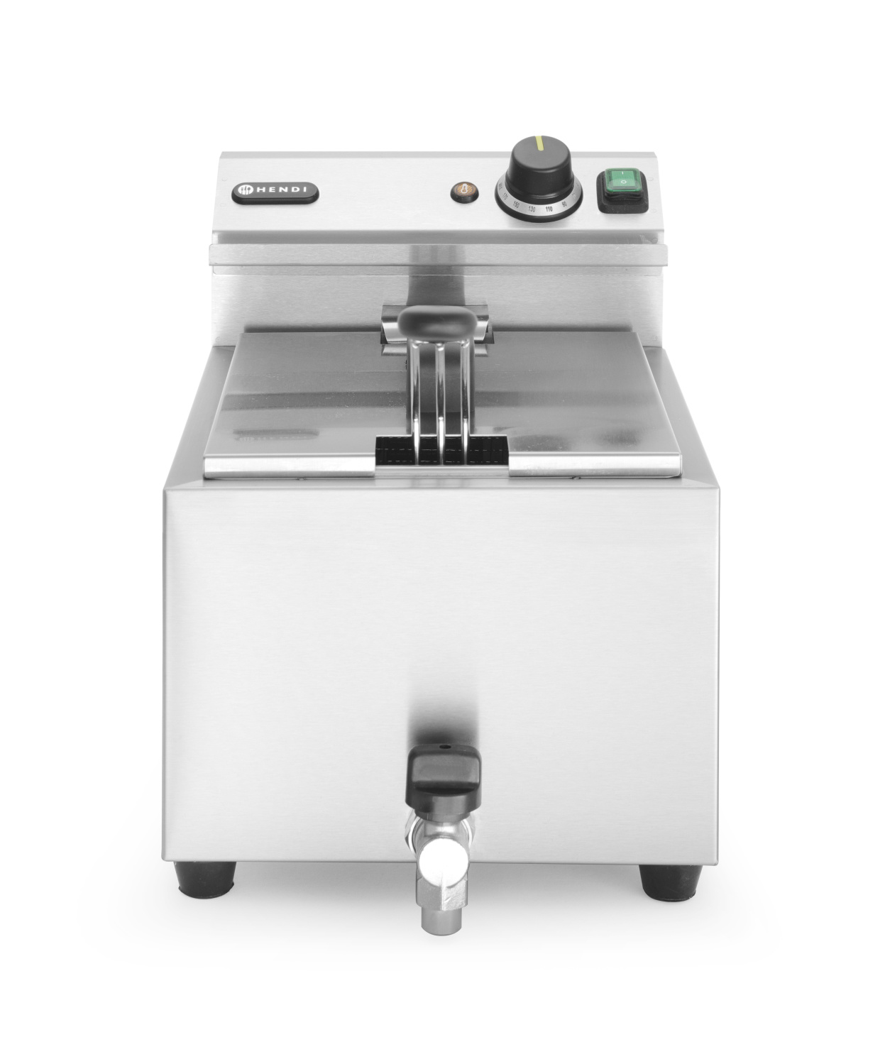 Hendi Friteuse 8 Liter - Profi Line - met Aftapkraan - 230V / 3,5kW - 30,5x51,5x(H)35cm
