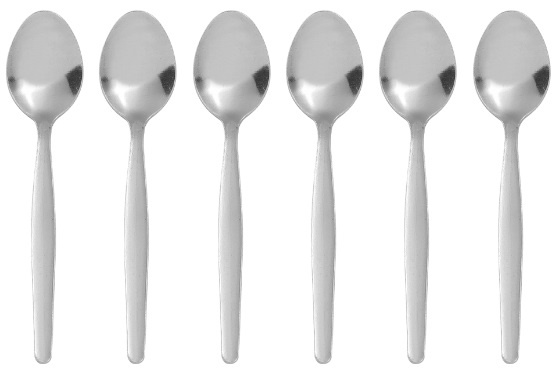 Hendi Koffielepel - Theelepel - Budget Line - 13,6cm - RVS 18/0 ( Set van 24 )