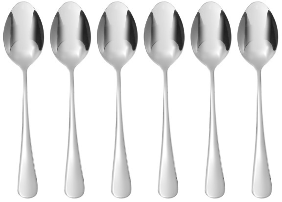 Hendi Dessertlepels - Profi Line - 18,6cm - RVS 18/0 ( Set van 6 )