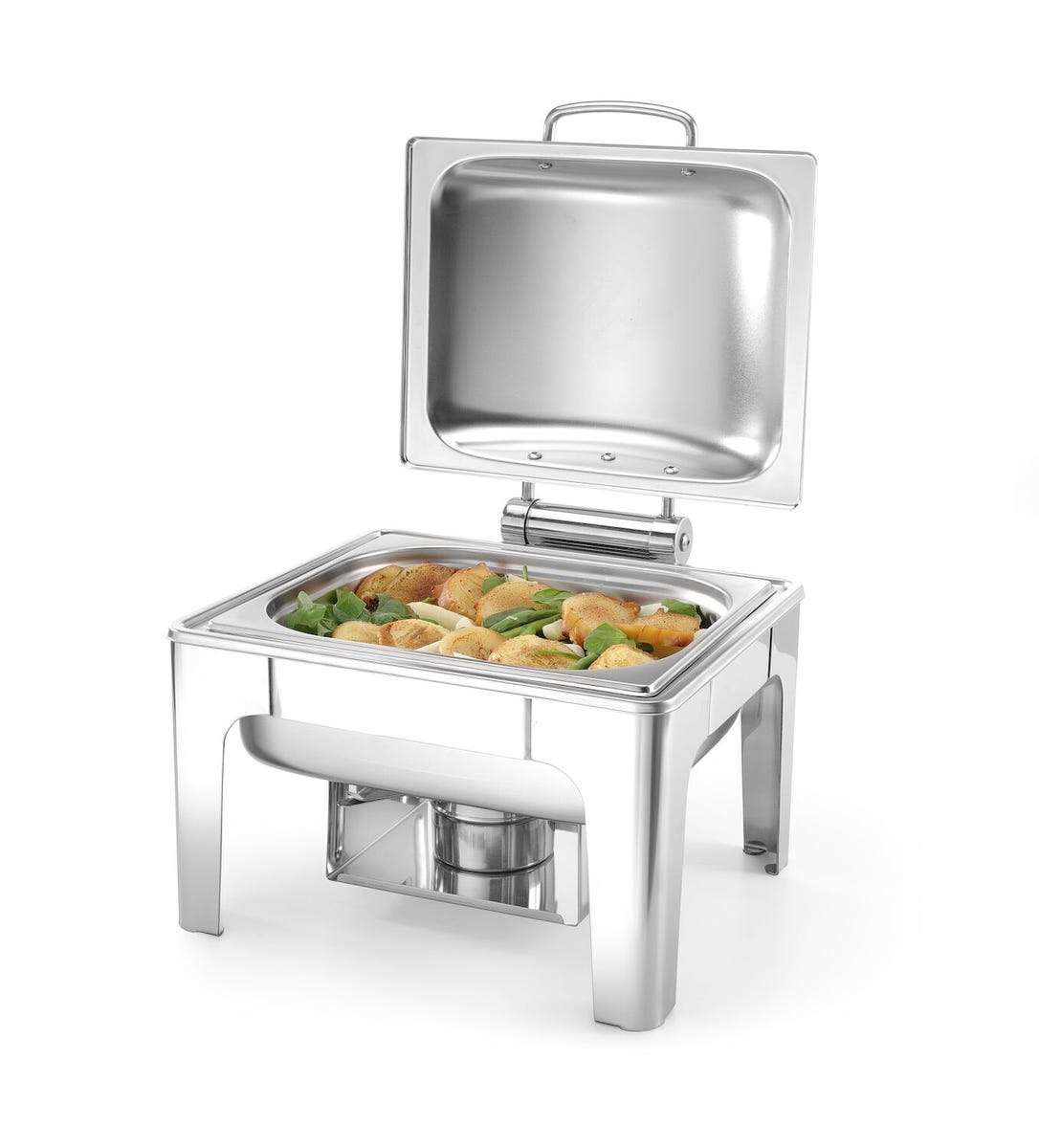 Hendi Chafing Dish - Satin Finish - GN 1/2 - 4 Liter - 36,5x37x(H)28cm