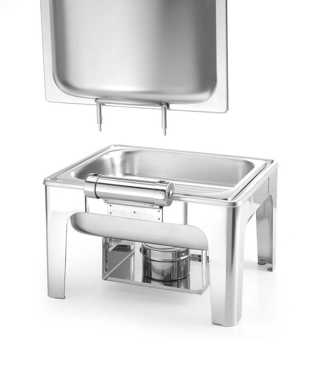 Hendi Chafing Dish - Satin Finish - GN 1/2 - 4 Liter - 36,5x37x(H)28cm