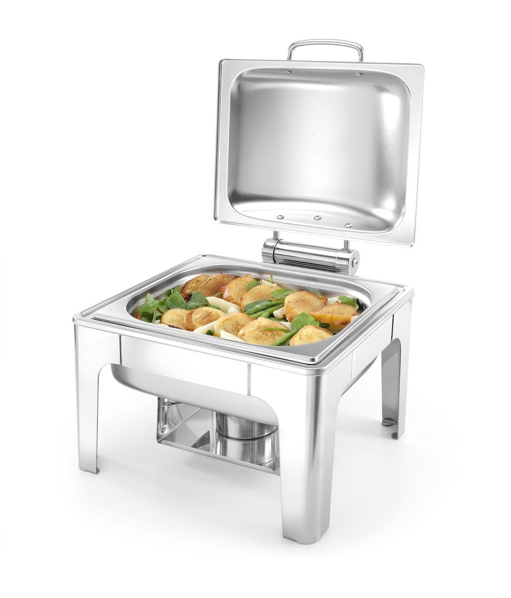 Hendi Chafing Dish - Satin Finish - GN 1/2 - 4 Liter - 36,5x37x(H)28cm