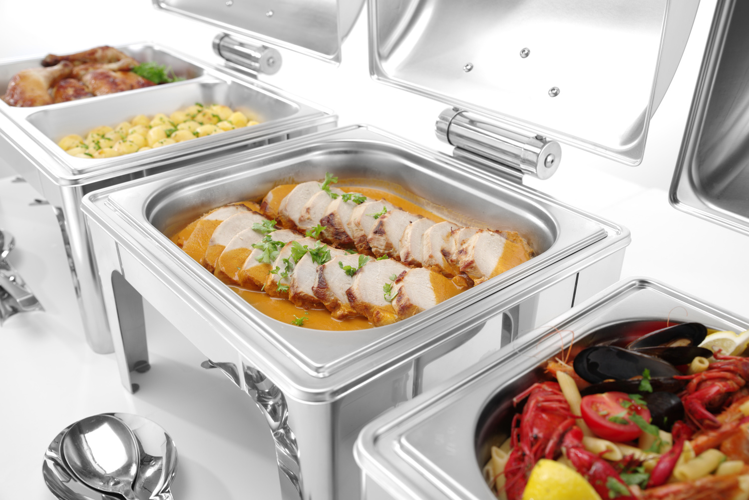 Hendi Chafing Dish - Mirror Finish - GN 1/1 - 9 Liter - 57x40,5x(H)32cm
