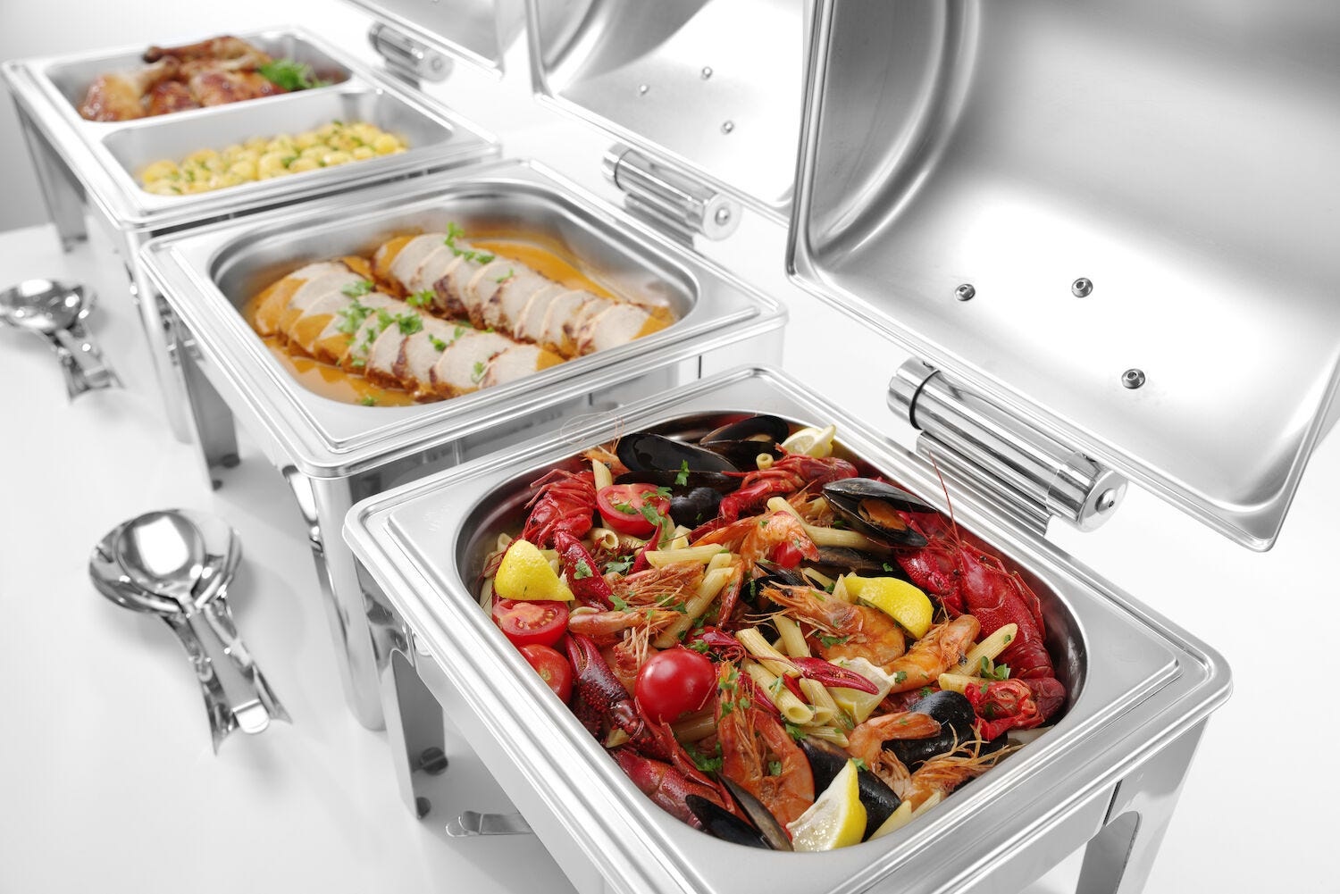 Hendi Chafing Dish - Mirror Finish - GN 1/1 - 9 Liter - 57x40,5x(H)32cm