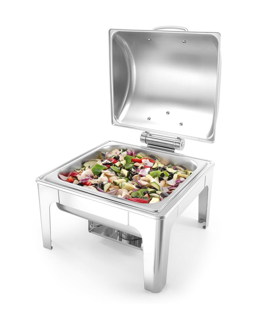 Hendi Chafing Dish - Mirror Finish - GN 2/3 - 6 Liter - 39,5x40,5x(H)32cm