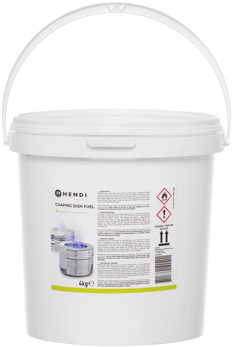 Hendi Brandpasta voor Chafing Dish - Brandgel Emmer - 4 kg