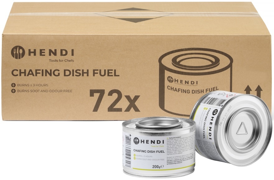 Hendi Brandpasta voor Chafing Dish - Brandgel 200g - ( 72 Stuks )