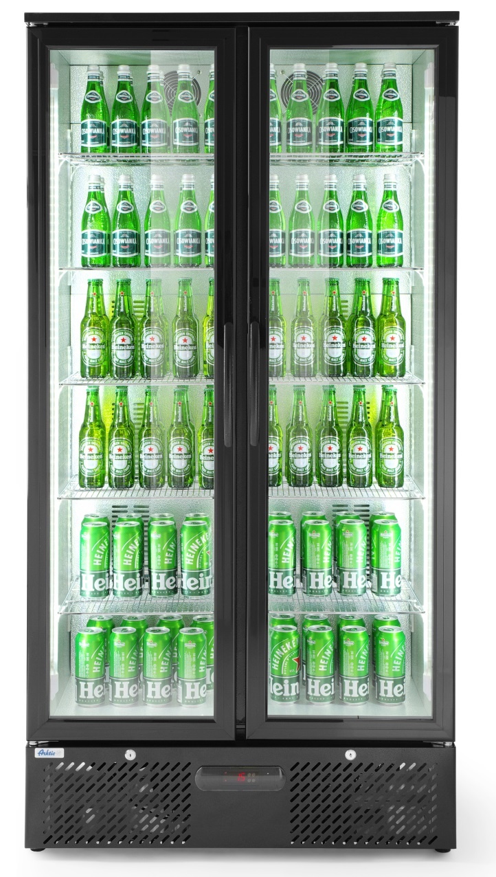 Display Koelkast met 2 Glazen Deuren - 448 Liter - 90x51,5x(H)182cm
