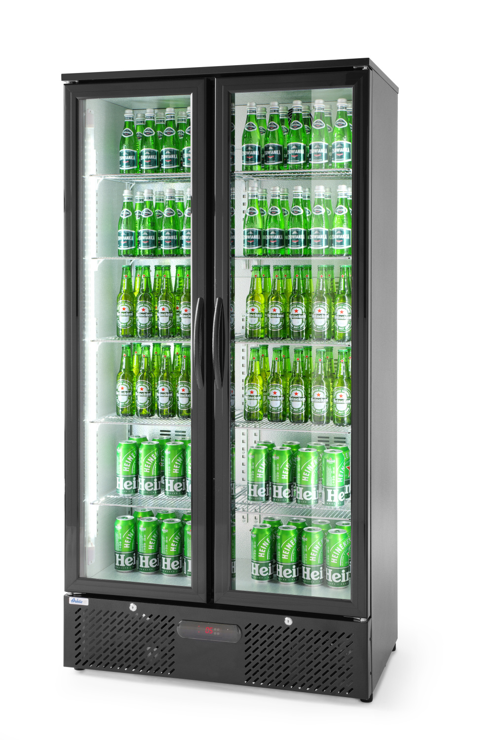 Display Koelkast met 2 Glazen Deuren - 448 Liter - 90x51,5x(H)182cm