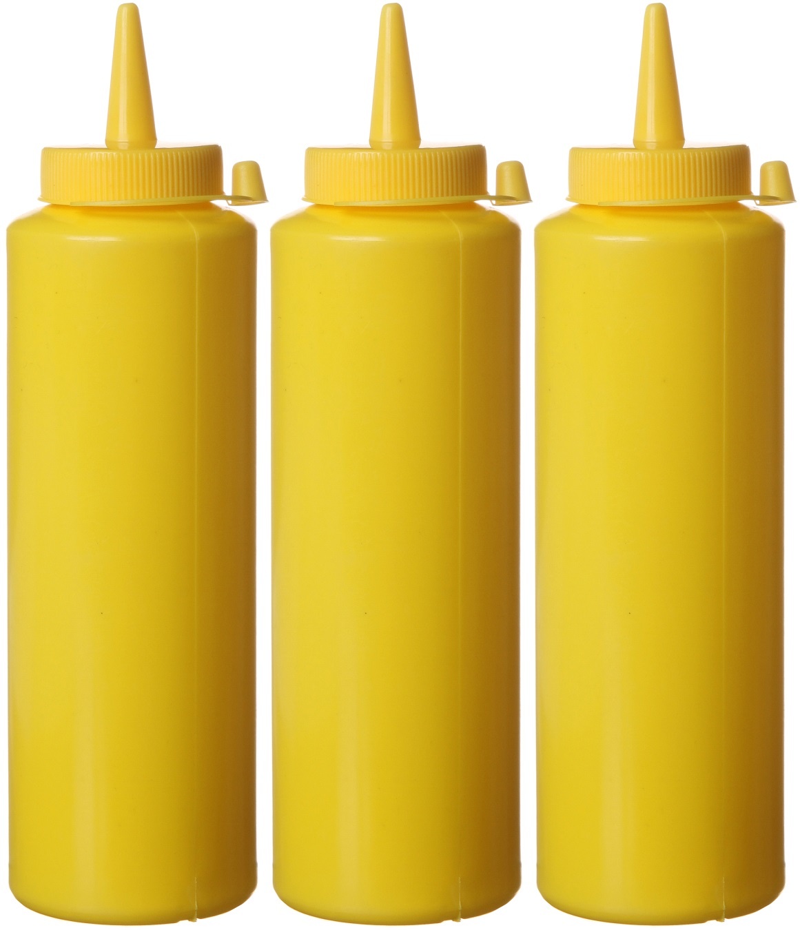 Hendi Dispenser Flacon - 0,2 Liter - Geel - Ø5x(H)18,5cm ( Set van 3 )