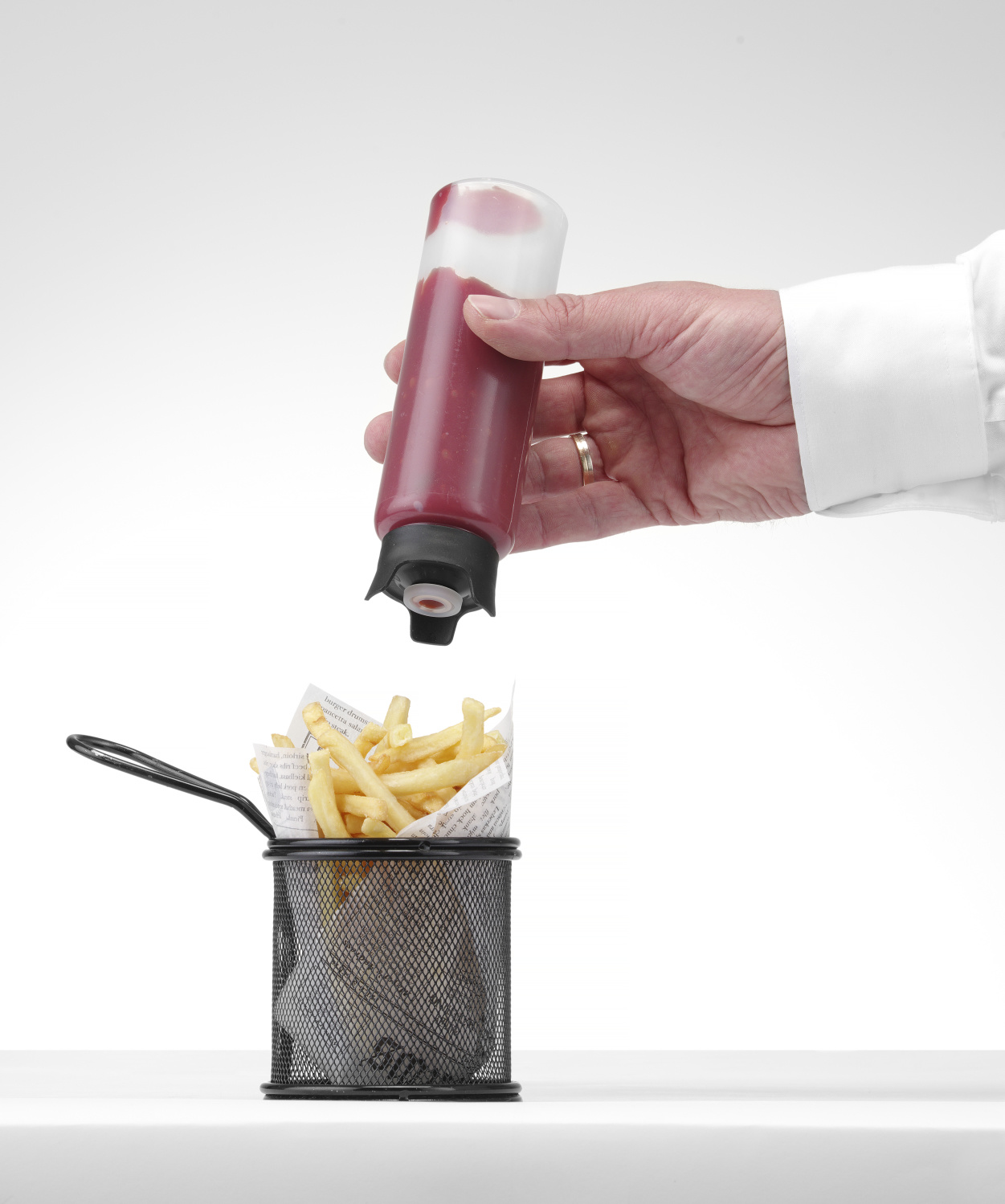 Hendi Dispenser Flacon Non-Drip - 0,23 Liter - Transparant - Ø5x(H)16cm